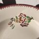 Set of 8 deep iron earth flower plates