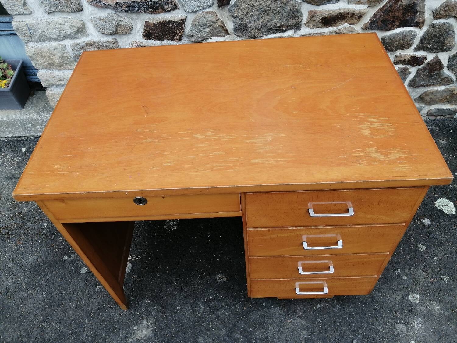 Vintage oak desk