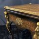 Game table, desk, sofa back, marquetry and bronze Boulle Napoleon III style
