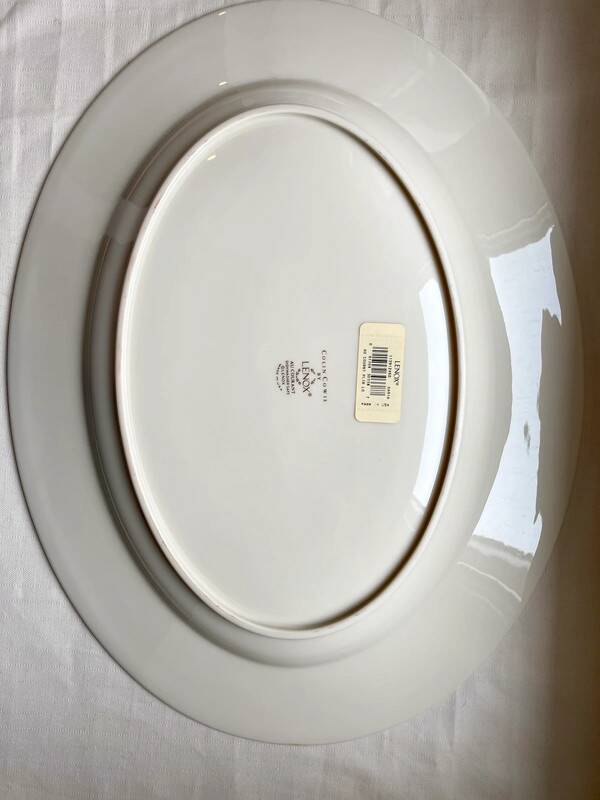 Plat ovale en porcelaine Lenox