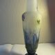 Vase Daum Nancy violettes pâte de verre authentique