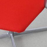 Fauteuil pivotant en laine Arper Cativa