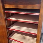 small wooden piece of furniture, vintage