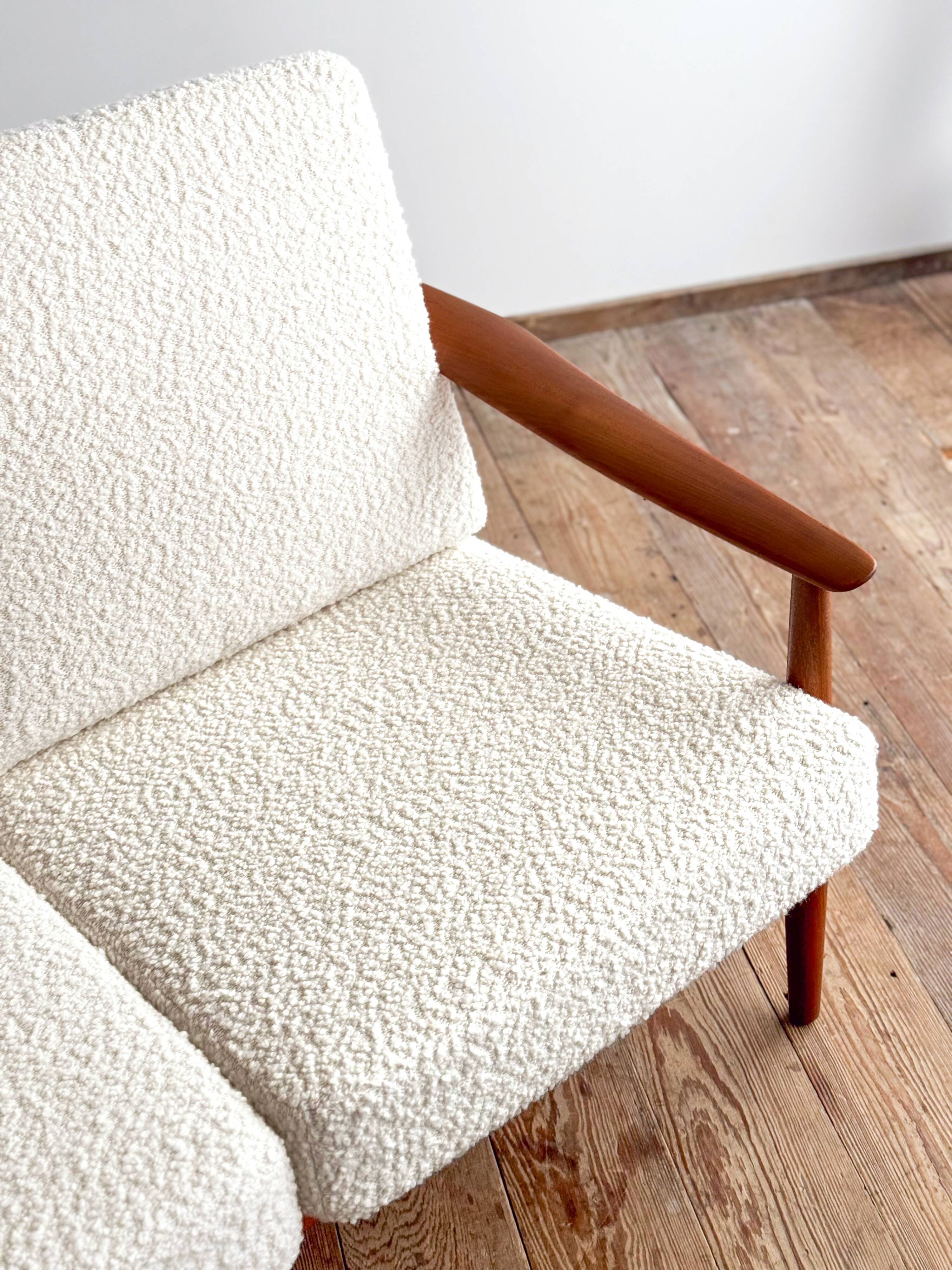 Canapé 3 places Arne Vodder modèle FD164 pour France & Son, Danemark