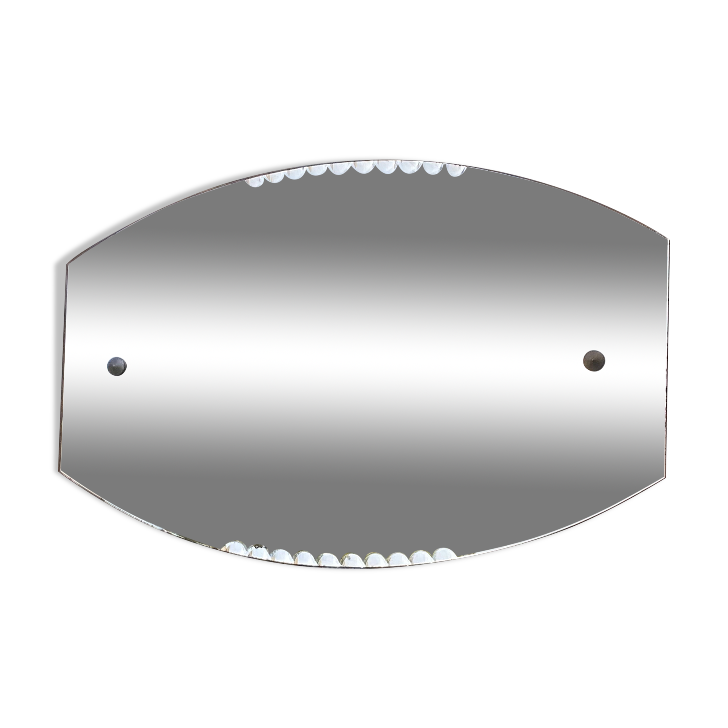 Vintage beveled mirror