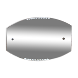 Vintage beveled mirror