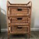 Meuble rotin vintage