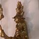 Pair of bronze sconces, mid-18th century