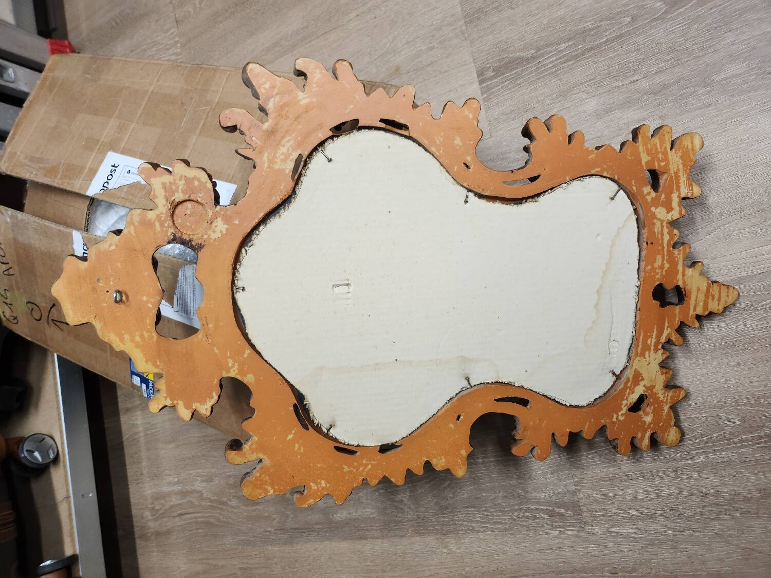 Wooden mirror 66x44cm