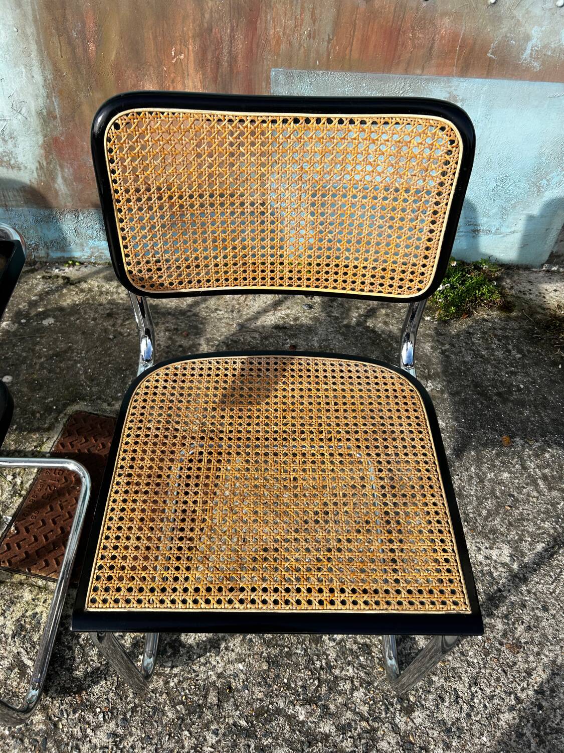 Set of 4 Cesca chairs by Marcel Breuer