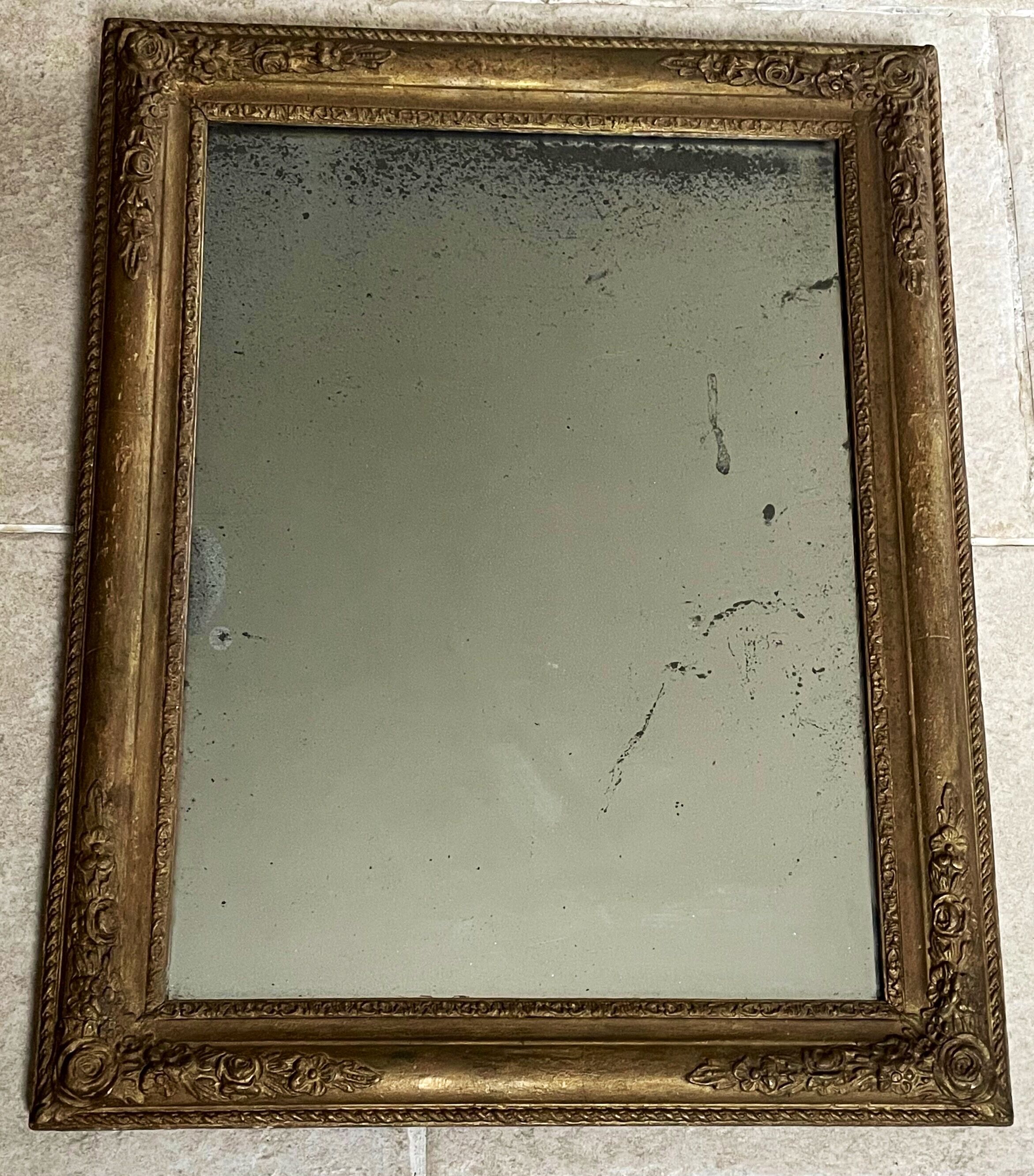 Miroir au mercure XIXème