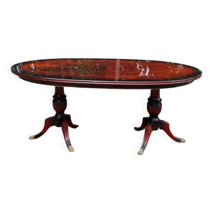 Table à manger en acajou - anglais