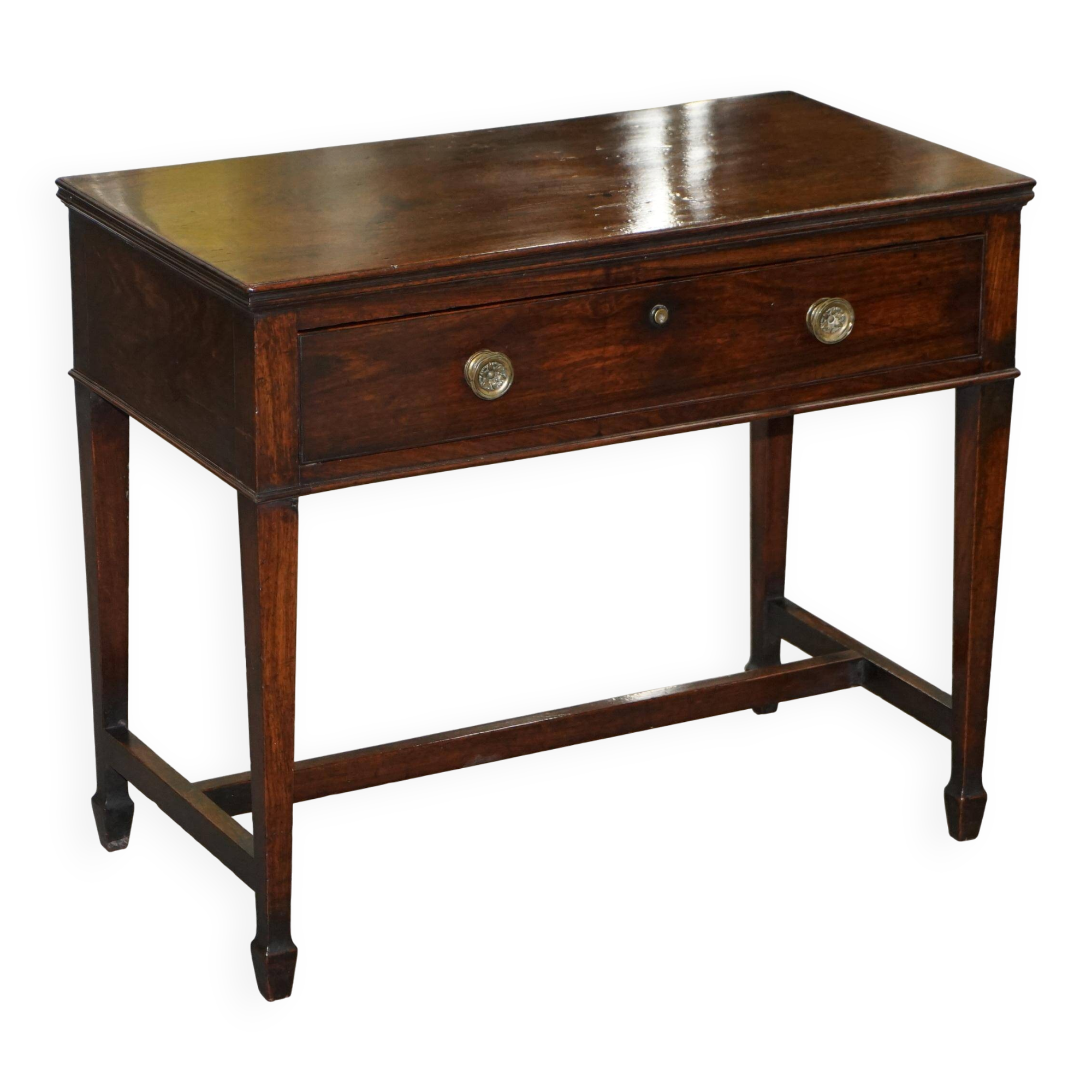 Library secretary George III in Cuban mahogany by Gillows, circa 1790.