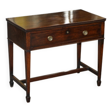 Library secretary George III in Cuban mahogany by Gillows, circa 1790.
