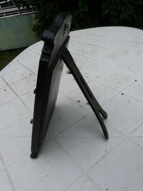 Calendrier perpétuel en bois et gutta percha Napoléon III à poser ou accrocher