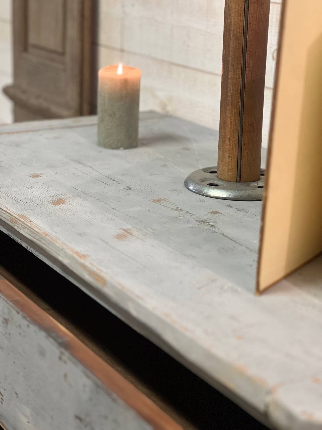 Directoire patinated chest of drawers