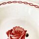 Dish with rose decoration