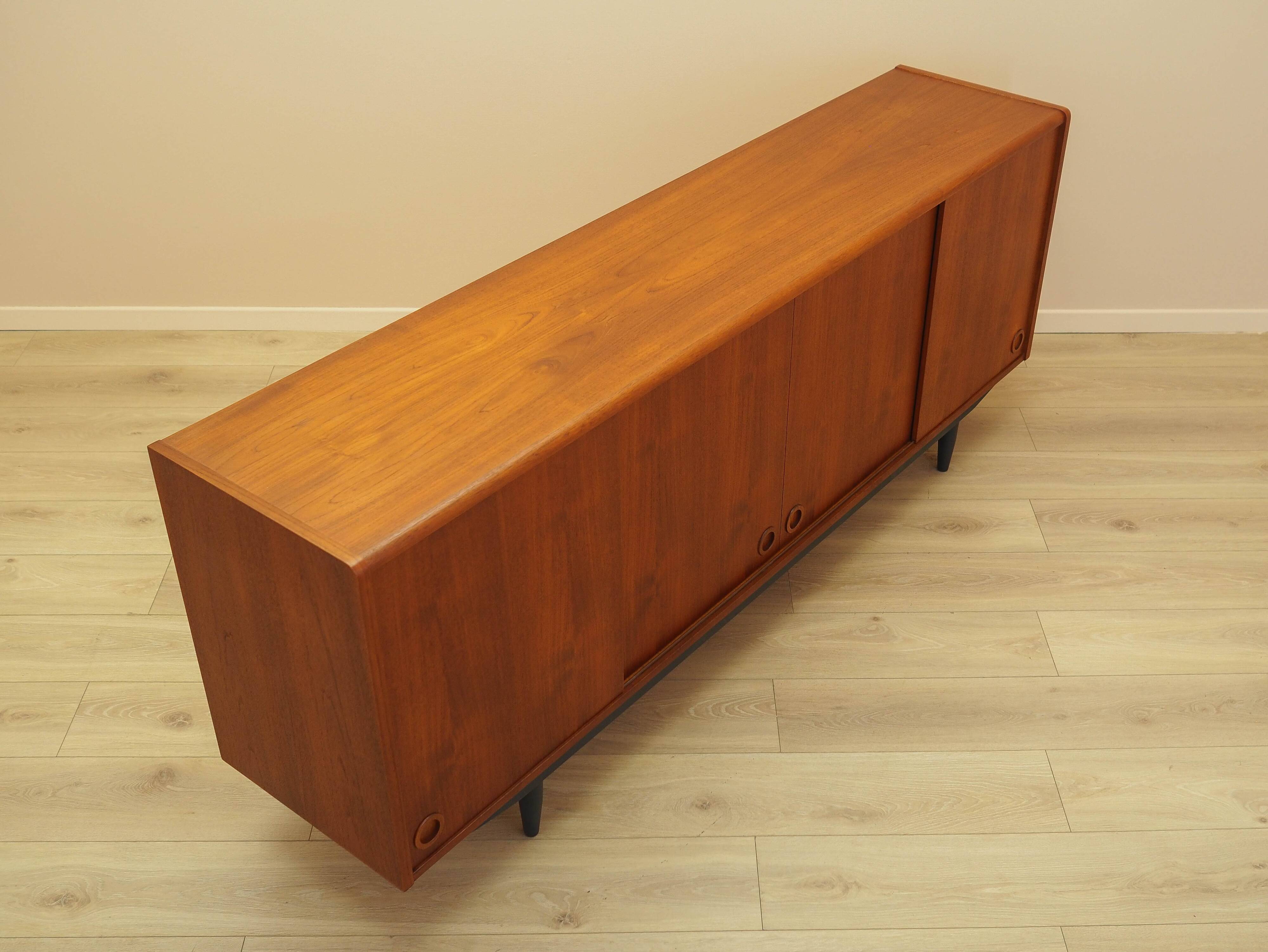 Teak sideboard, Danish design, 1970s, made in Denmark