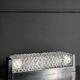 Vintage wall light RZB moulded glass and Bakelite (Germany circa 1960/1970)