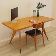 Oak desk, Italian design, 1970s, manufactured in Italy