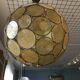 Suspension boule verre vintage