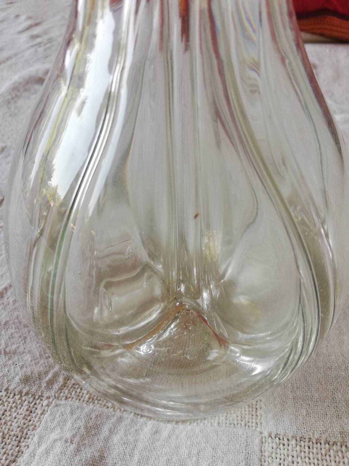 Vintage carafe with 4 compartments for liqueurs