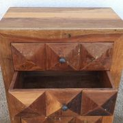 Petite commode 5 tiroirs pointes de diamant