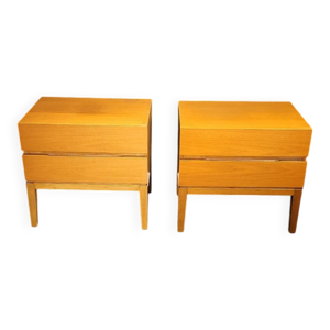 Paire de chevets vintages