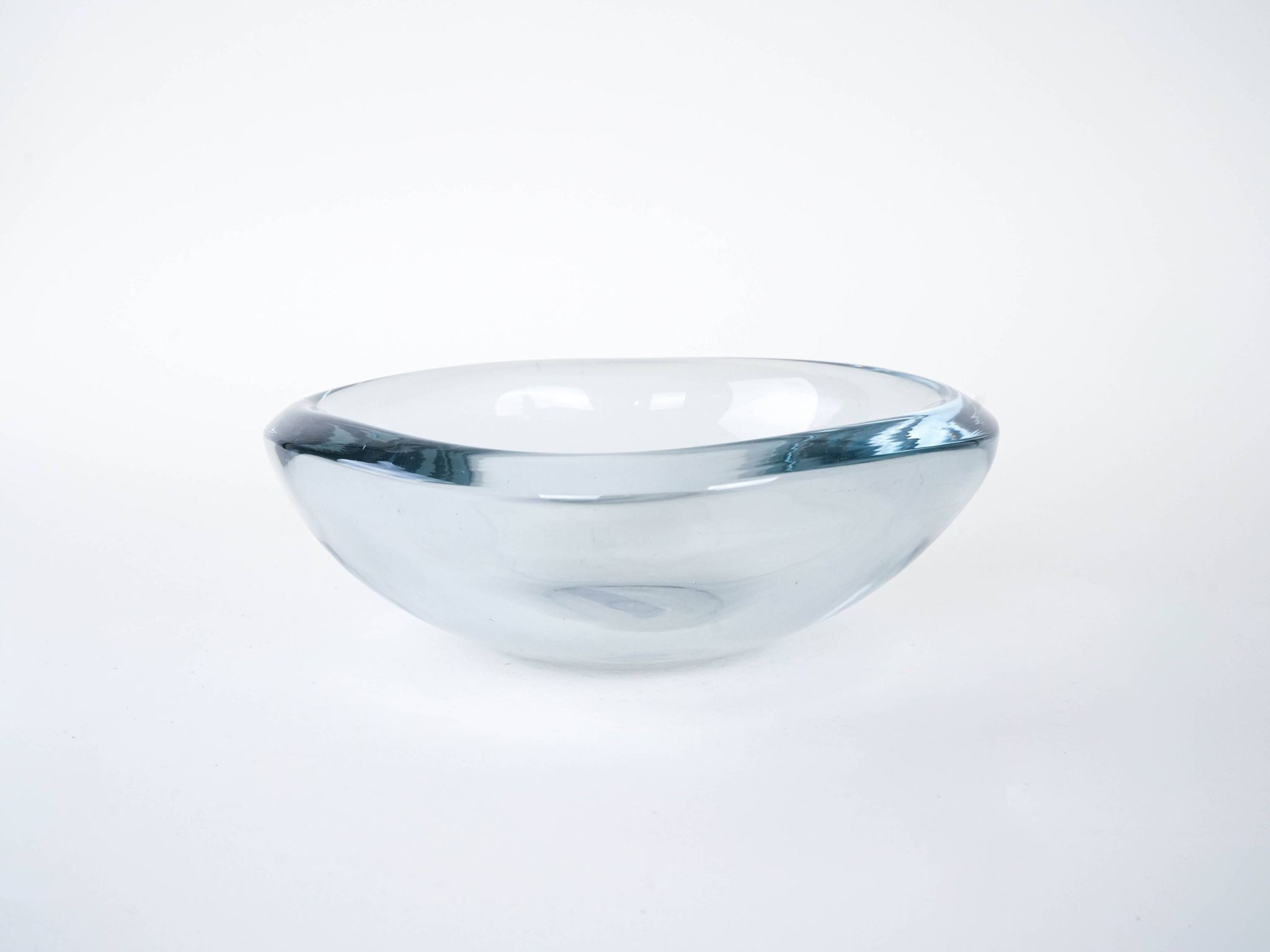 Bol en verre, design danois, années 1960, fabriqué par Holmegaard
