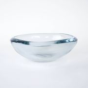 Bol en verre, design danois, années 1960, fabriqué par Holmegaard