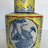 Faience ginger pot