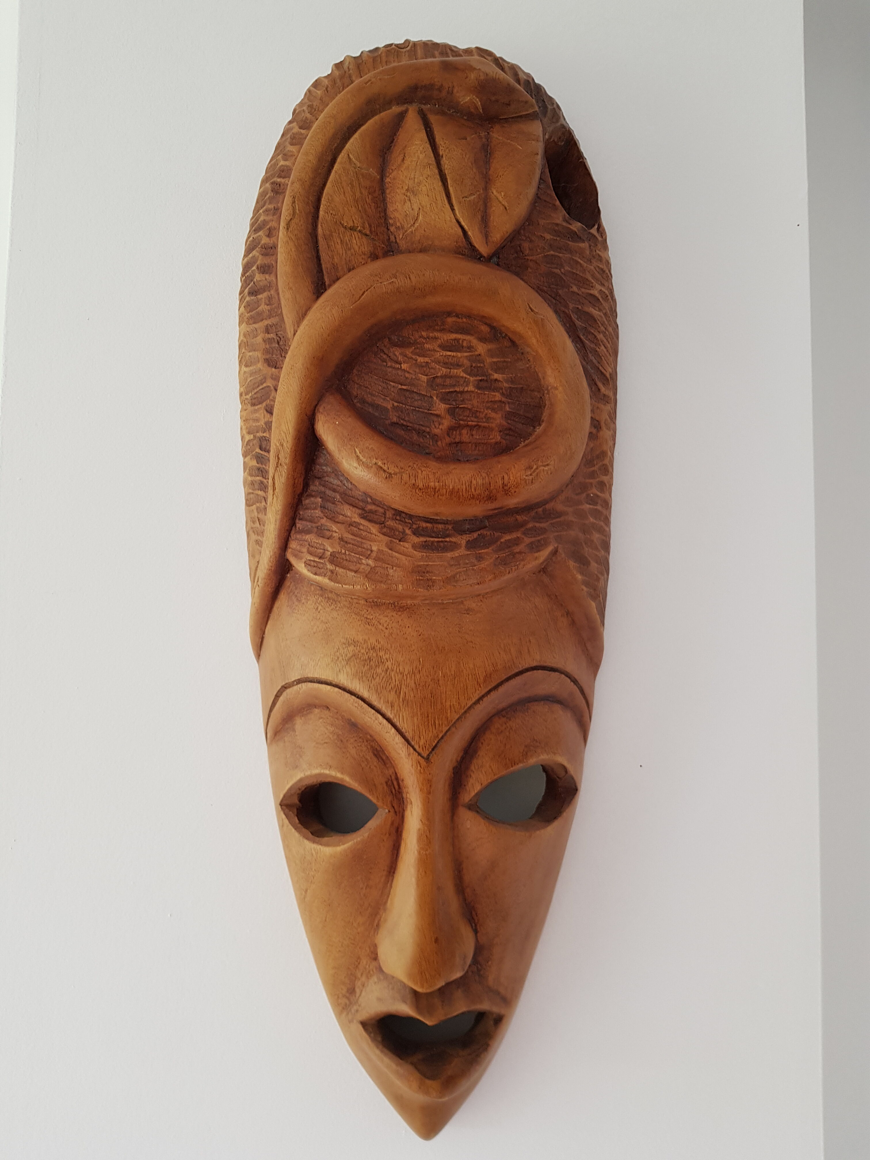 African wooden mask