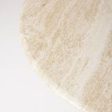 Travertine dining table