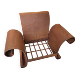 Handcrafted ironwork armchair