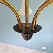 Diabolo articulated chandelier, Italian design, 1950s-60s