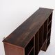 Wall-hung bookcase - hand-polished mahogany - shelf sections - 1890s