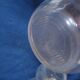 Lot de 2 carafes en cristal taille main cul meule