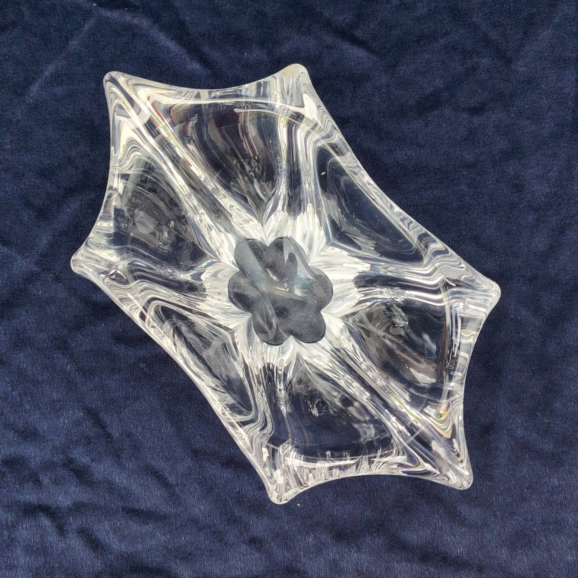 Daum France crystal emptying cup
