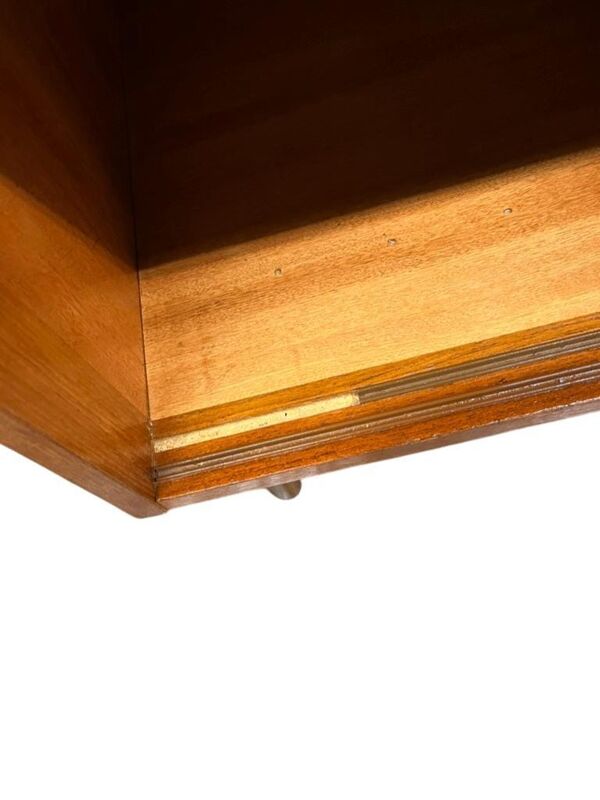Bibliothèque vintage en bois / étagère / vitrine