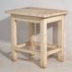 Antique table in solid white pine (circa 1920)