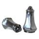 Antique salt and pepper shakers in solid English silver