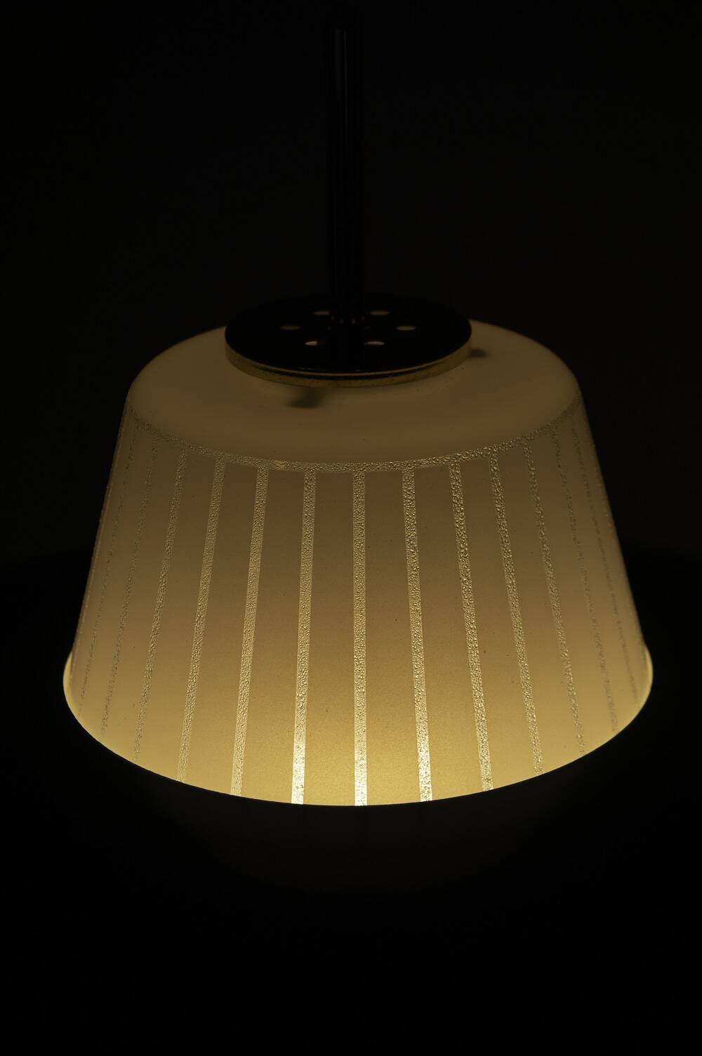 Vintage pendant light, opaline