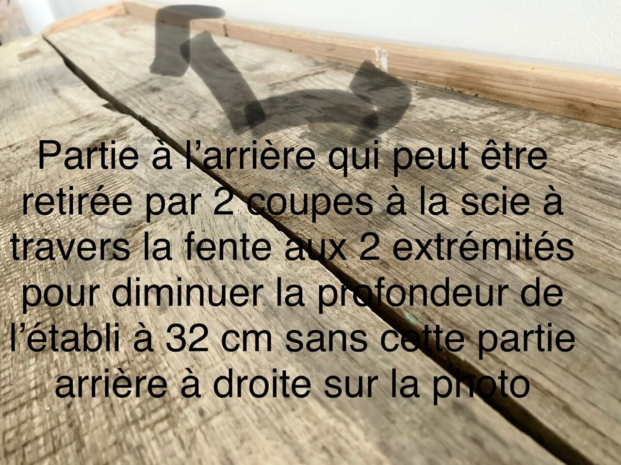 Authentic old workbench