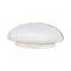 Hollywood Regency Metal-Lux Glass Ceiling Light Italy 1980s