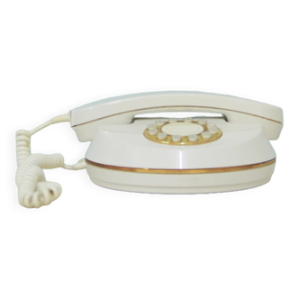 Creme & gold vintage phone