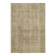 Hand-knotted persian antique 1970s 237 cm x 339 cm beige wool carpet