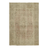 Tapis années 1970 237 cm x 339 cm de laine beige