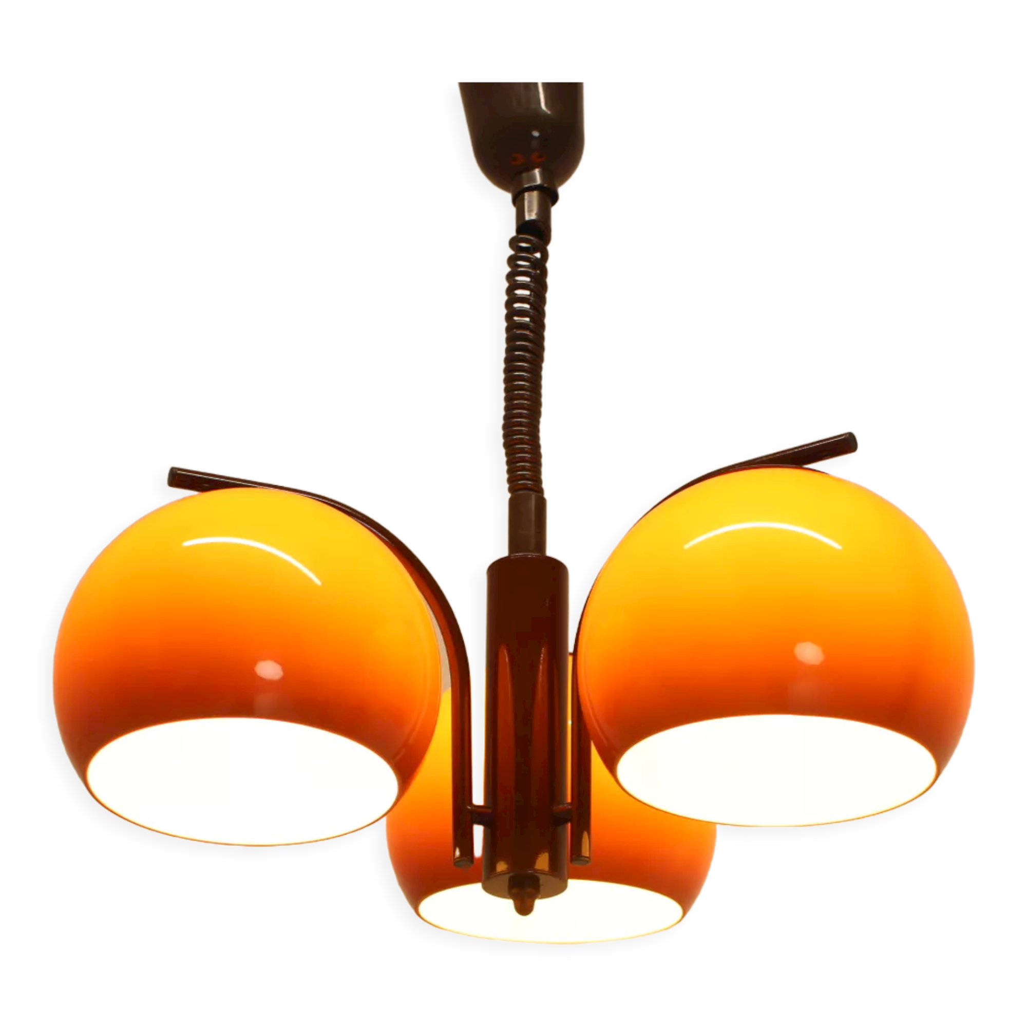 Mid-century adjustable chandelier, 1970's