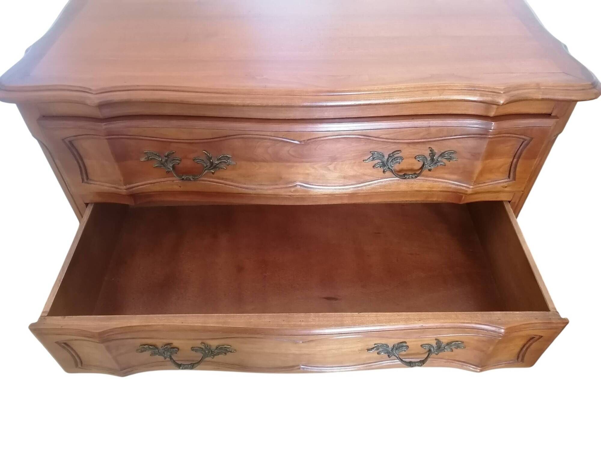Louis XV style solid wood chest of drawers