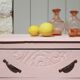 Chiffonnier rose poudré art déco